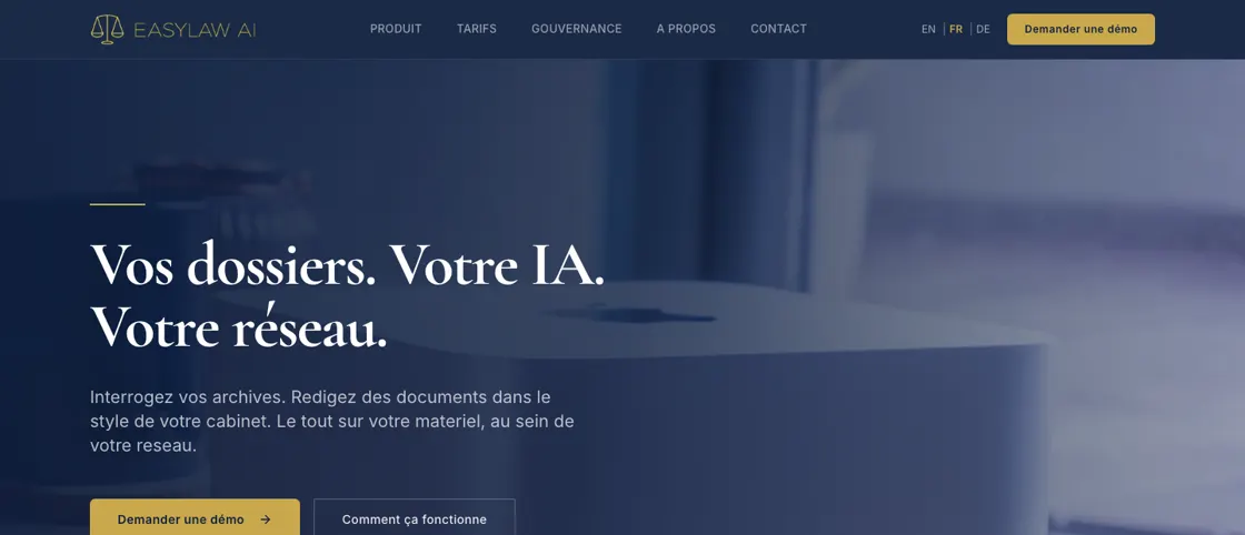 Easylaw home page
